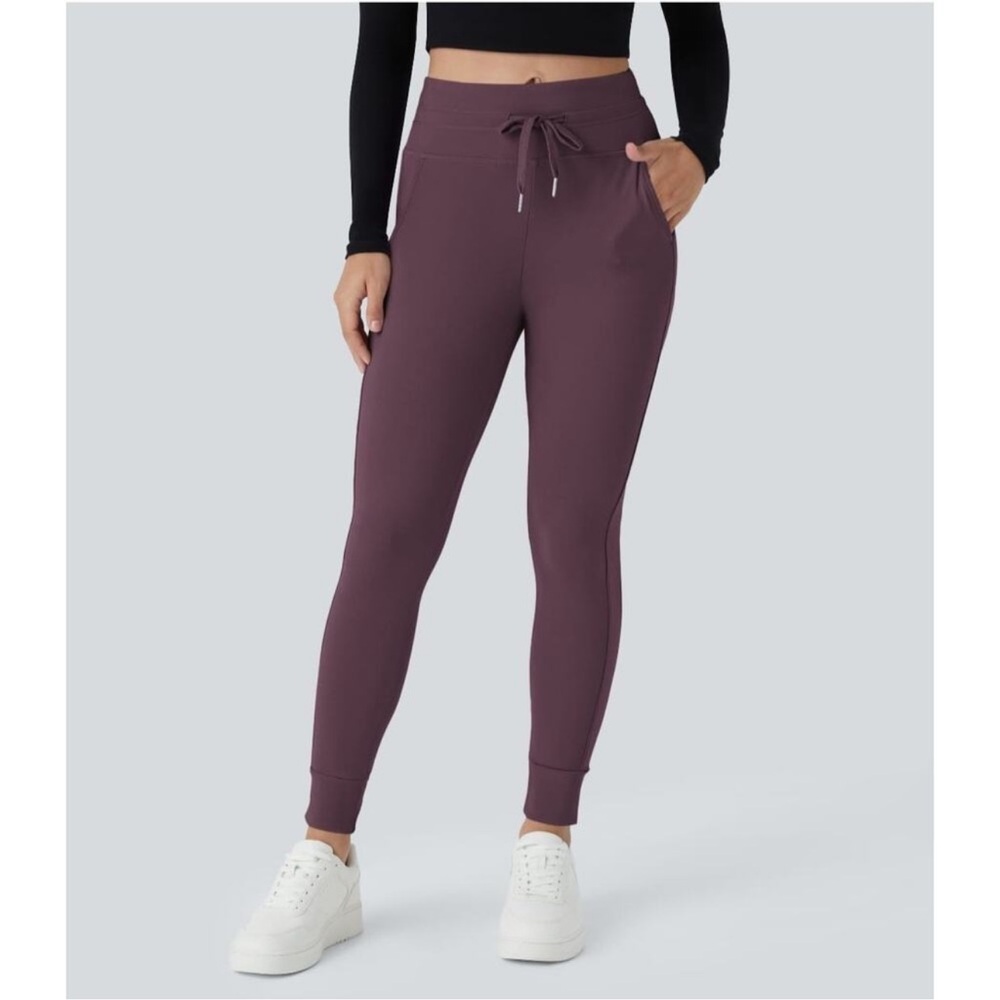HALARA Women's Purple Jogger Pants - Picture 1 of 8
